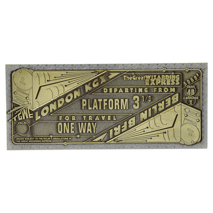 Fantastic Beasts Limited Edition The Great Wizarding Express Limited Edition Train Ticket Close Up