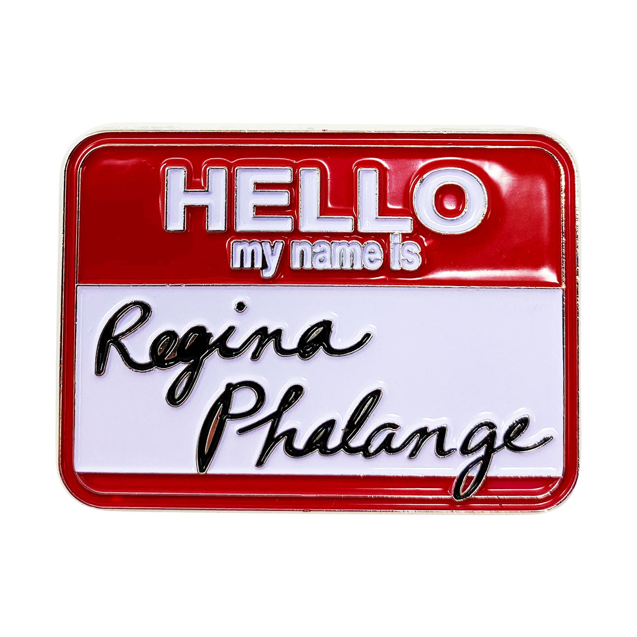 Friends TV Series Hello my name is Regina Phalange limited edition enamel pin badge