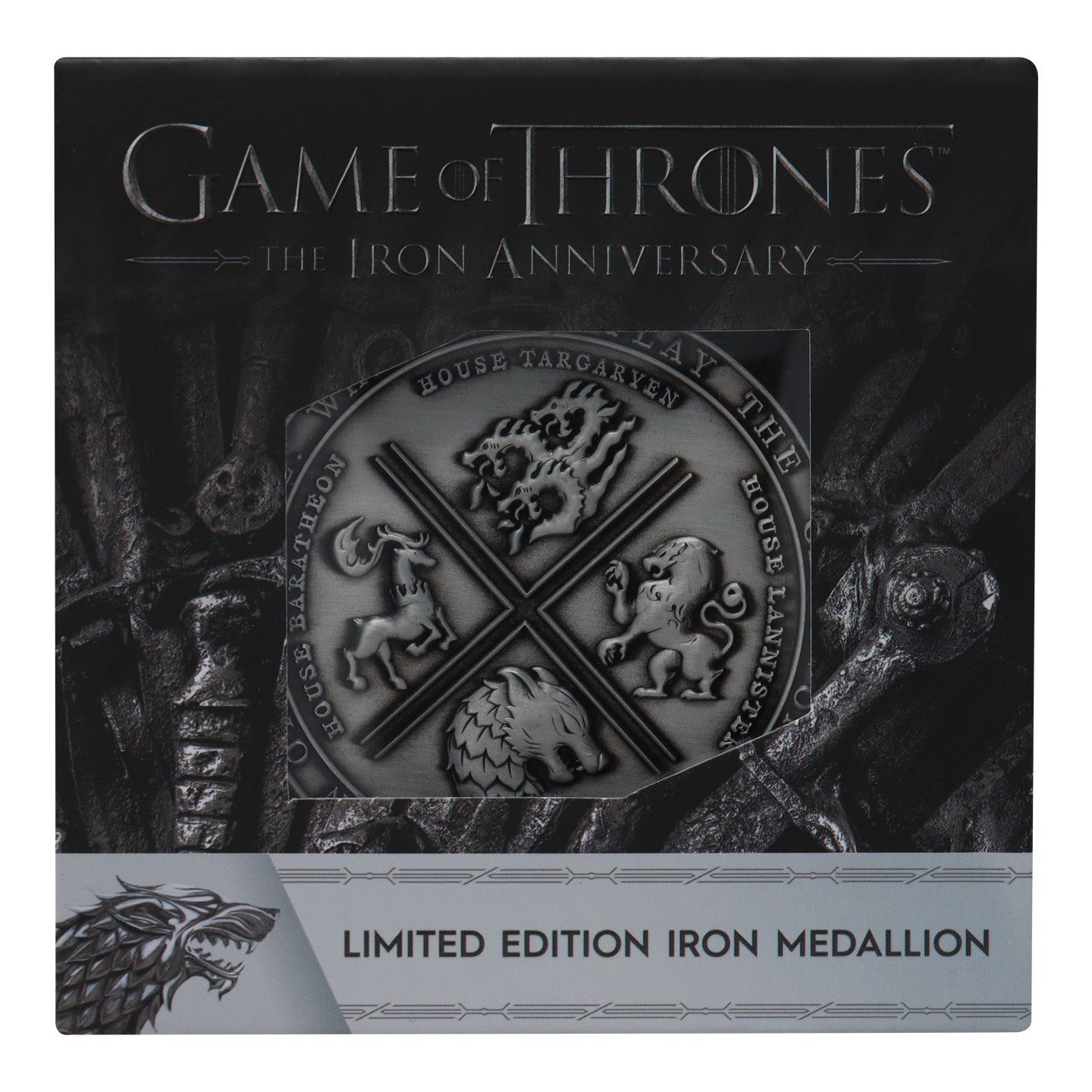 Game of Thrones The Iron Anniversary limited edition iron medallion from Fanattik