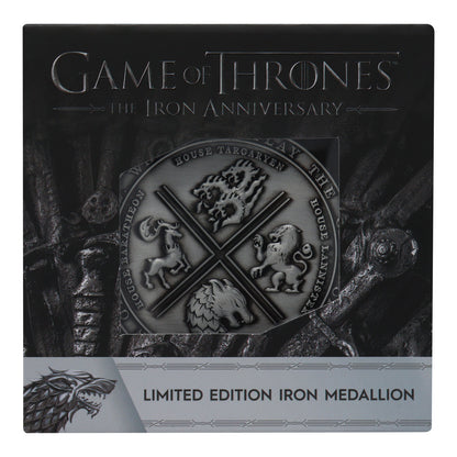 Game of Thrones The Iron Anniversary limited edition iron medallion from Fanattik