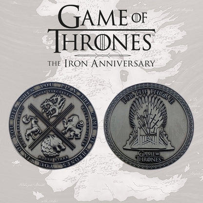 Game of Thrones The Iron Anniversary limited edition iron medallion from Fanattik