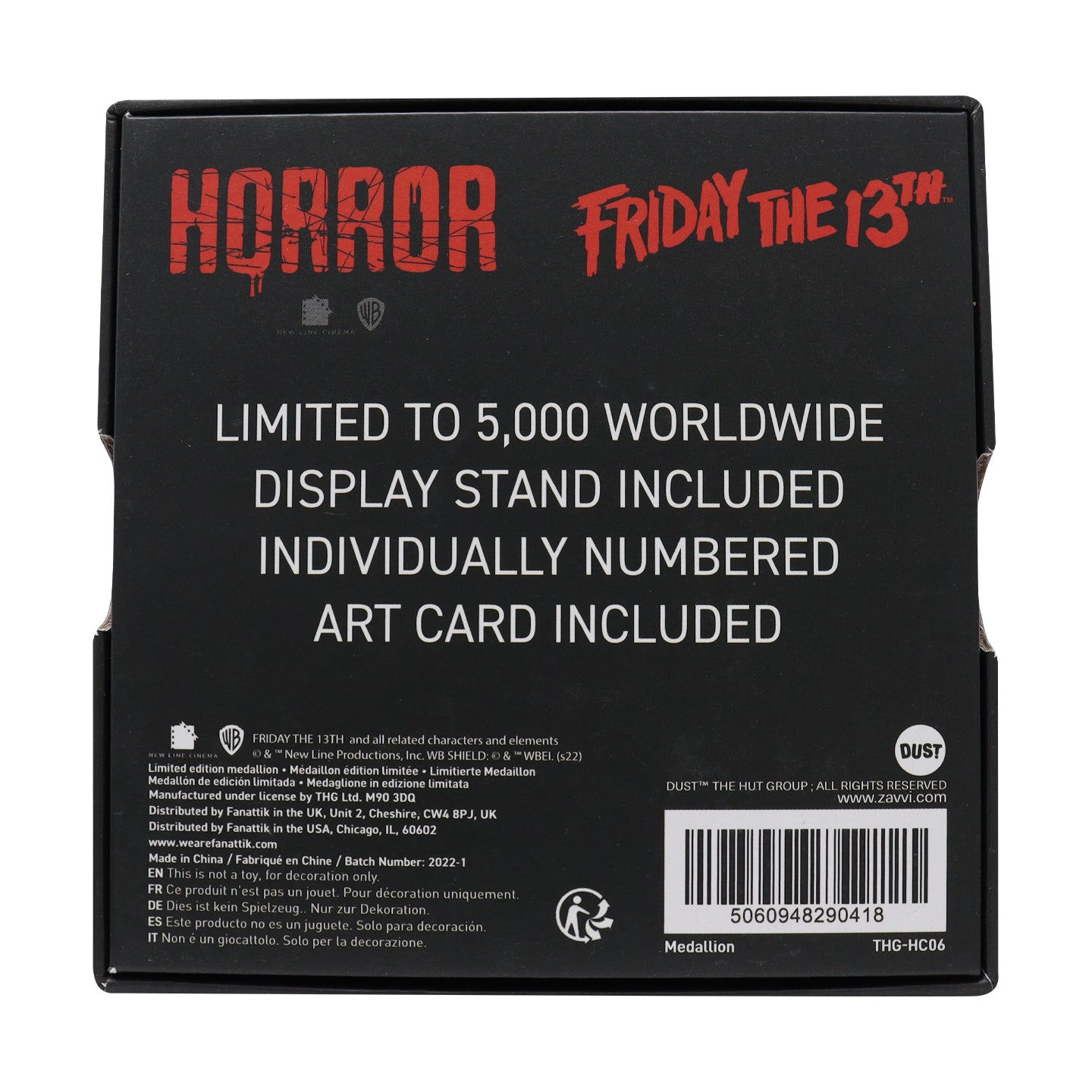 Friday the 13th Limited Edition Medallion