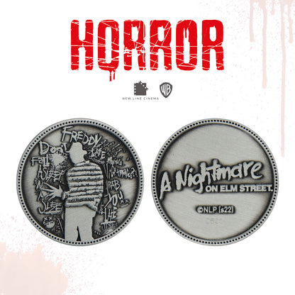 A Nightmare on Elm Street Limited Edition Collectible Coin