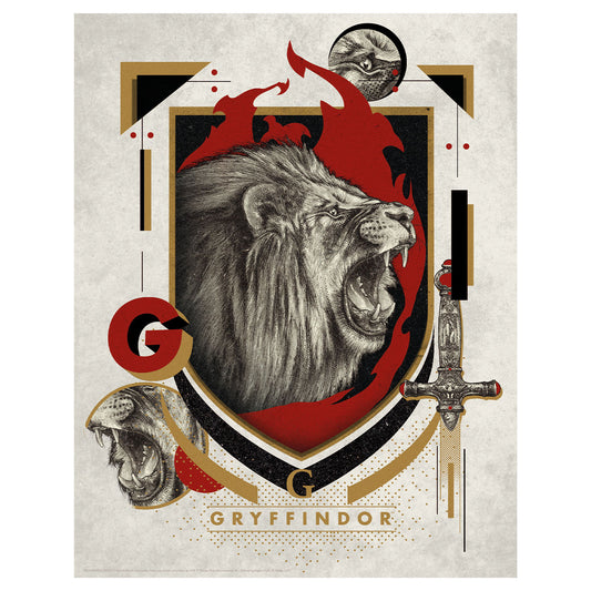 Harry Potter Limited Edition Gryffindor Art Print