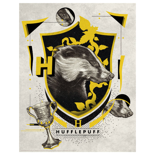 Harry Potter Limited Edition Hufflepuff Art Print