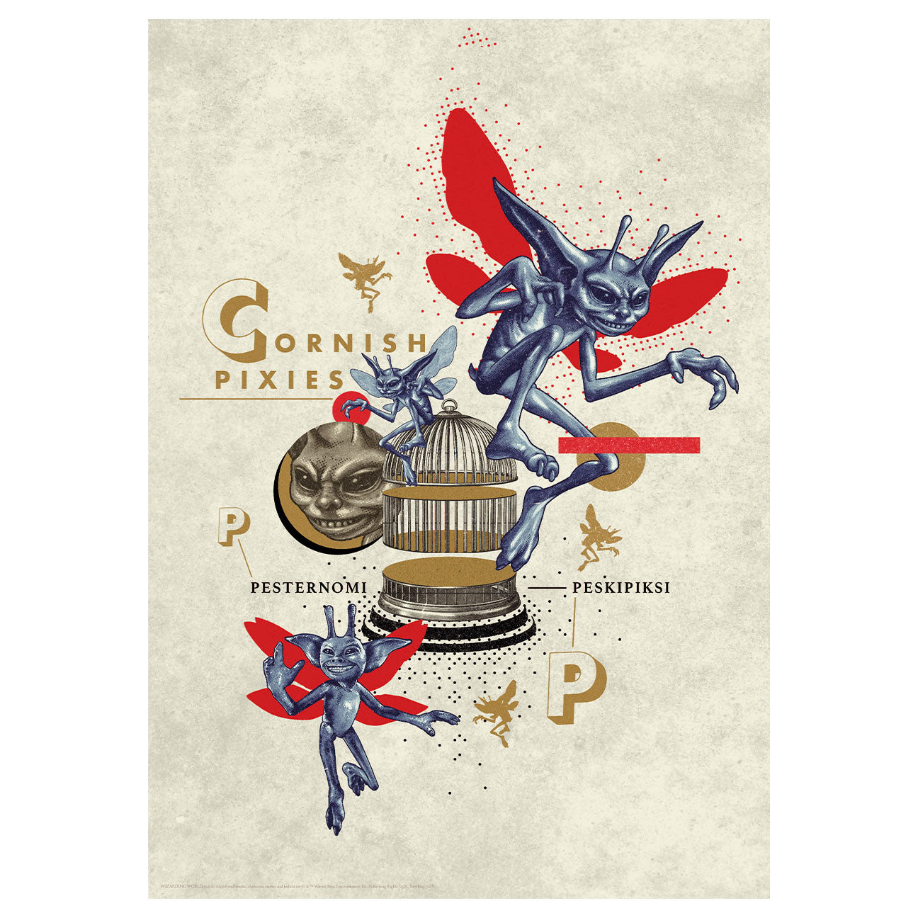 Harry Potter Limited Edition Pixies Art Print