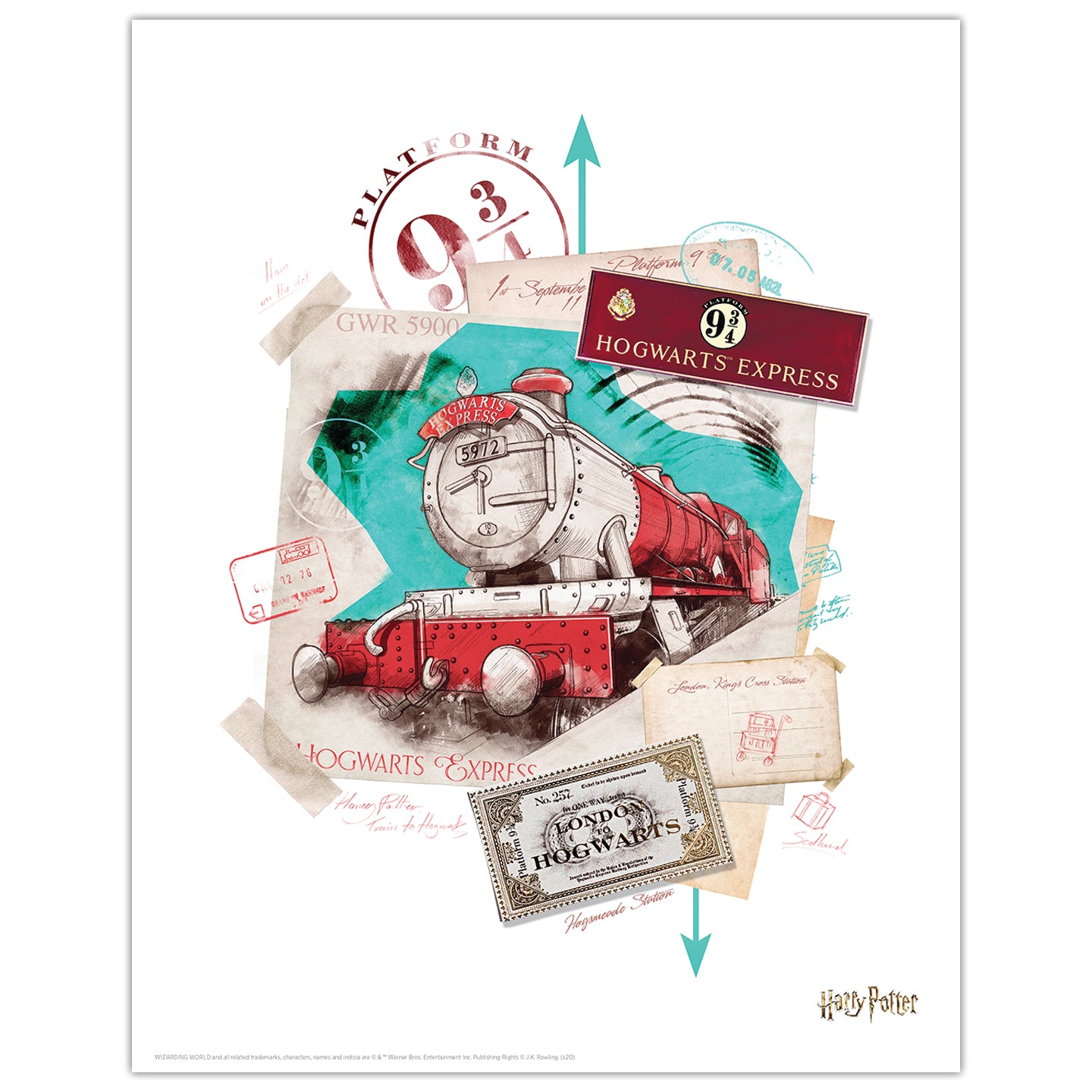Harry Potter Limited Edition Lithograph Set