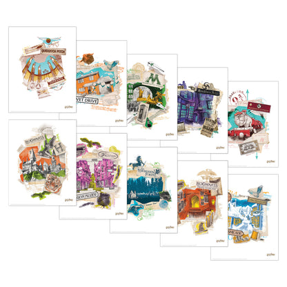 Harry Potter Limited Edition Lithograph Set