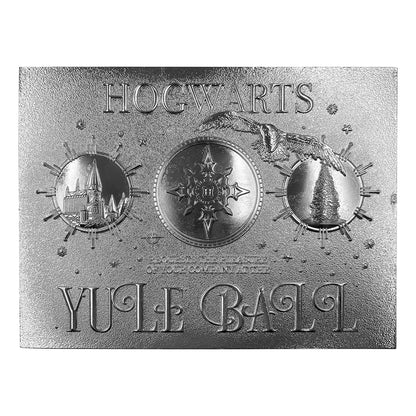 Harry Potter .999 silver plated Yule Ball invitation ticket from Fanattik