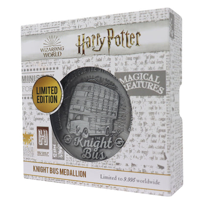 Harry Potter Limited Edition Knight Bus Collectible Metal Medallion