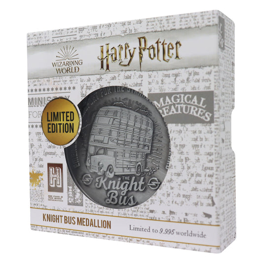 Harry Potter Limited Edition Knight Bus Collectible Metal Medallion