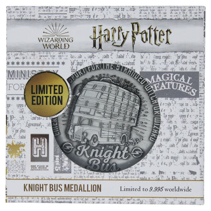 Harry Potter Limited Edition Knight Bus Medallion