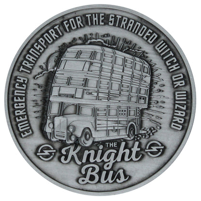 Harry Potter Limited Edition Knight Bus Collectible Metal Medallion