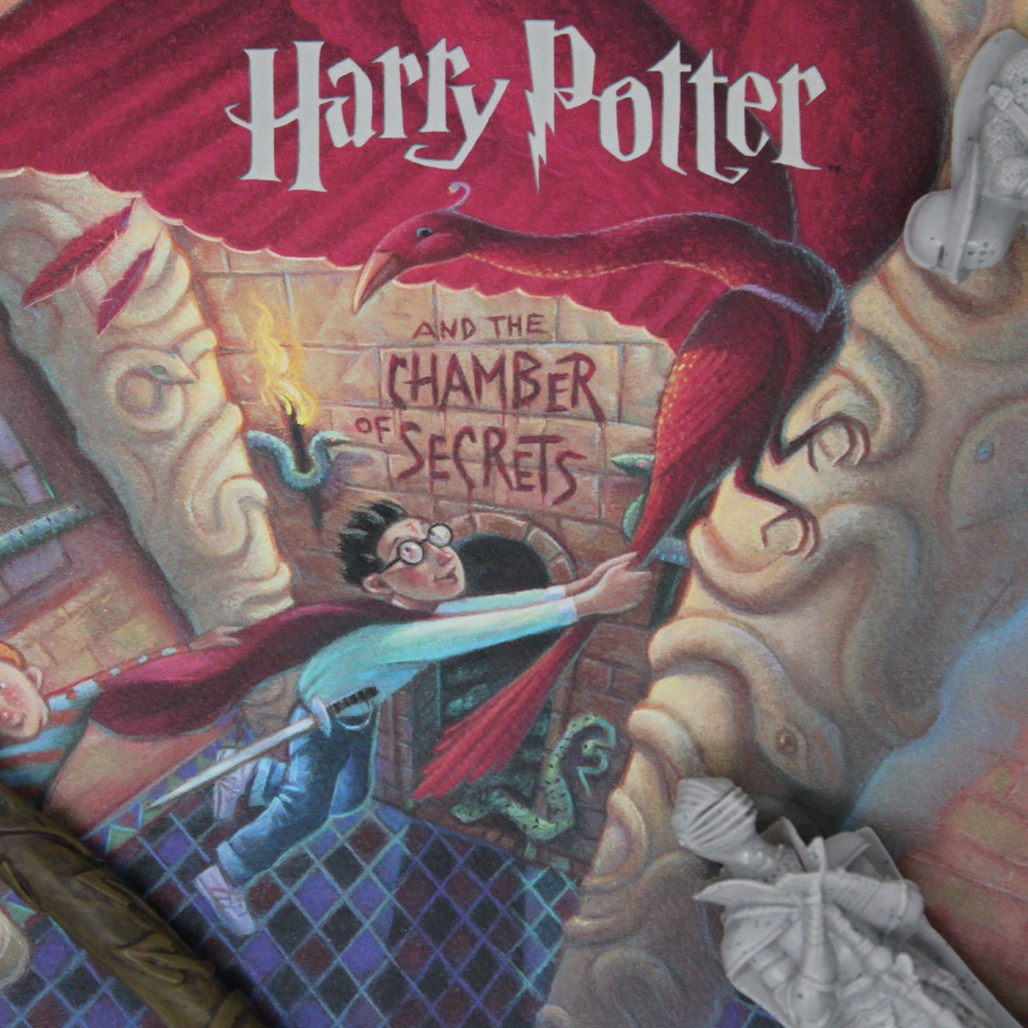 Harry Potter & the Chamber of Secrets Book Cover Artwork Limited Edition Art Print