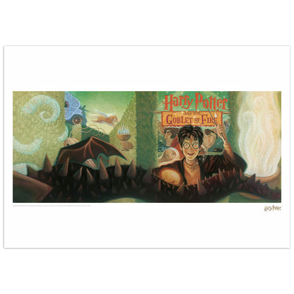 Harry Potter & the Goblet of Fire Book Cover Artwork Limited Edition Art Print