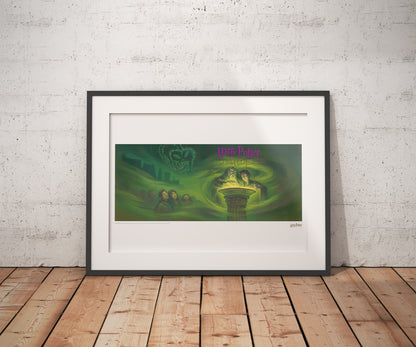 Harry Potter & the Half Blood Prince Book Cover Artwork Limited Edition Art Print