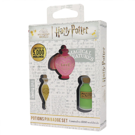 Harry Potter Limited Edition Potions Triple Pin Badge Set