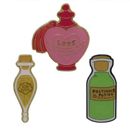 Harry Potter Limited Edition Potions Triple Pin Badge Set