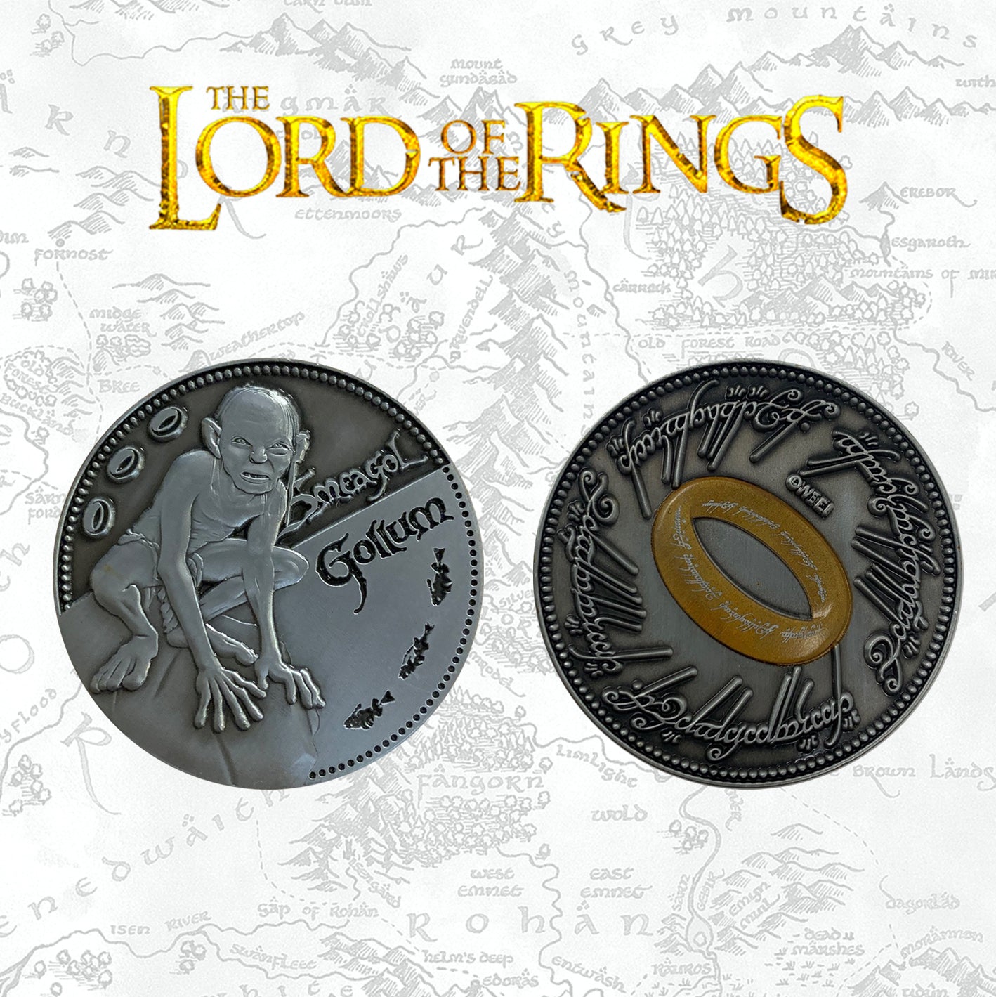 Lord of the Rings Gollum collectible coin from Fanattik