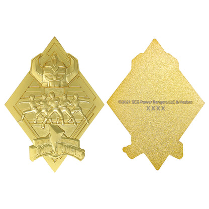 Power Rangers Limited Edition 24k Gold Plated Medallion