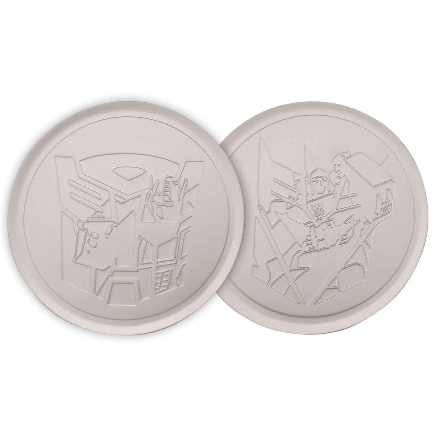 Transformers set of 4 metal coasters from Fanattik