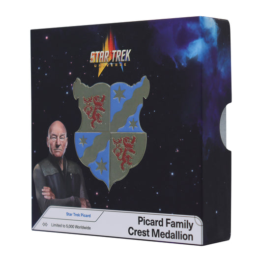 Star Trek Limited Edition Picard Family Crest Medallion