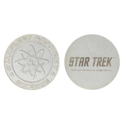 Star Trek Limited Edition .999 Silver Plated Set of 4 Starfleet Divisions Medallion Collection