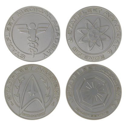 Star Trek Limited Edition .999 Silver Plated Starfleet Divisions Medallion Collection