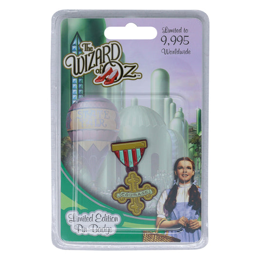 The Wizard of Oz Limited Edition Courage Medal Pin Badge