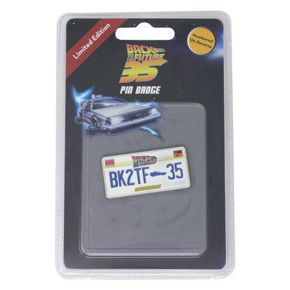 Back To The Future Limited Edition 35th Anniversary Pin Badge