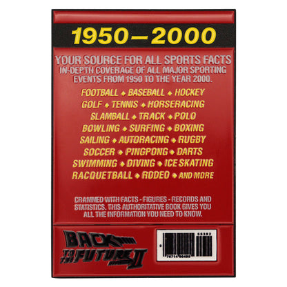 Back to the Future Limited Edition Sports Almanac Collectible Metal Ingot from Fanattik