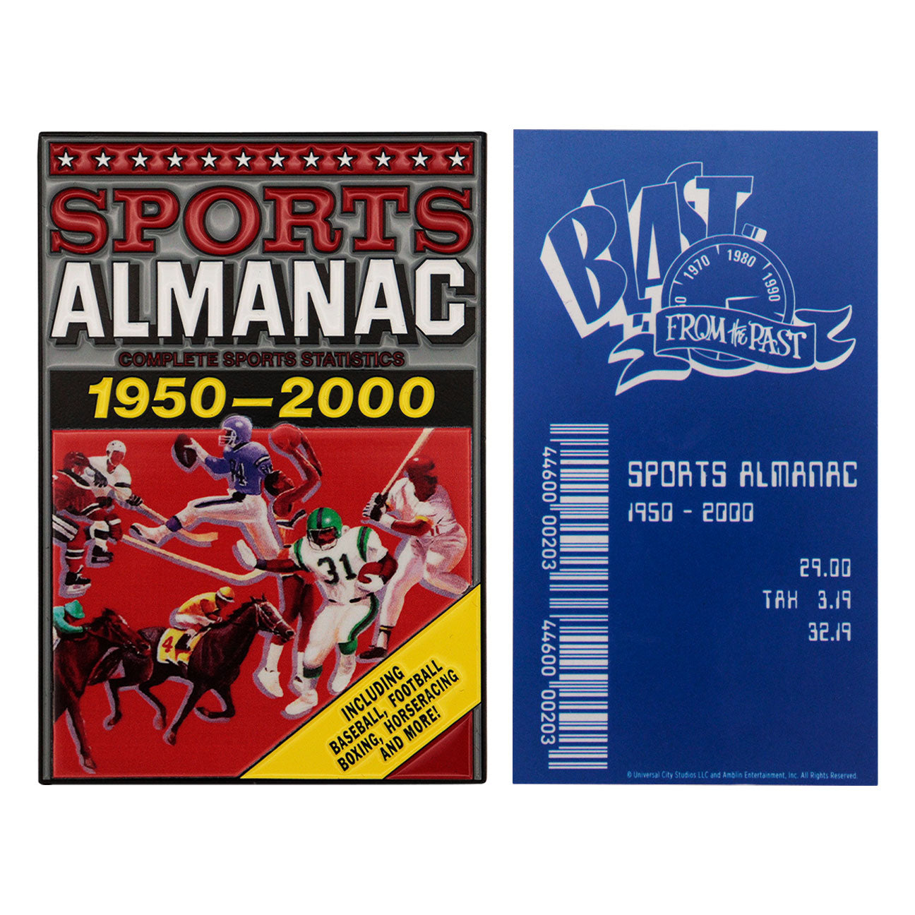 Back to the Future Limited Edition Sports Almanac Collectible Metal Ingot from Fanattik