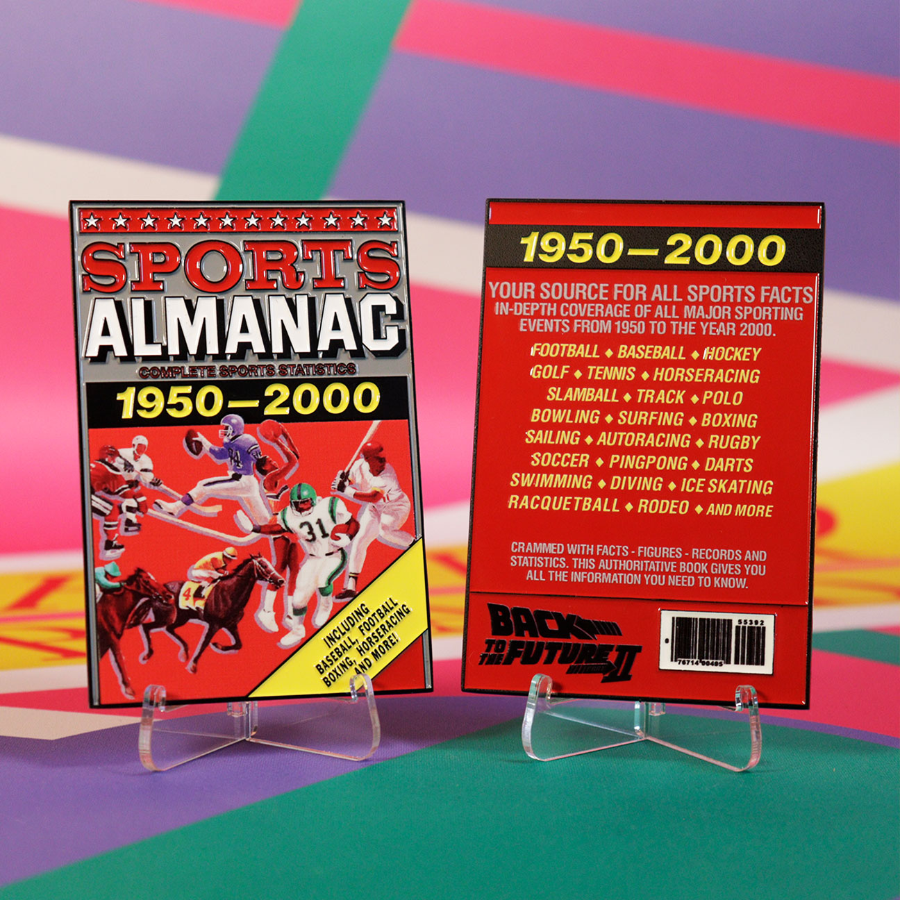 Back to the Future Limited Edition Sports Almanac Collectible Metal Ingot from Fanattik