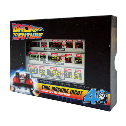 Back to the Future 40th Anniversary Time Circuits Ingot 