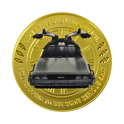 Back to the Future 40th Anniversary Presentation Coin