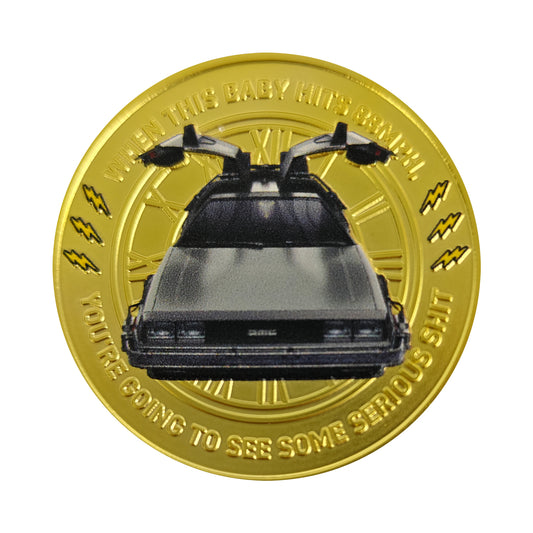 Back to the Future 40th Anniversary Presentation Coin