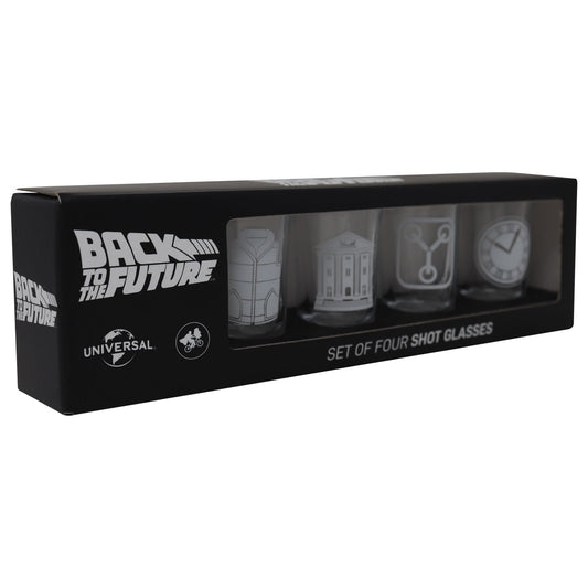 Back to the Future Premium Set of 4 Shot Glasses