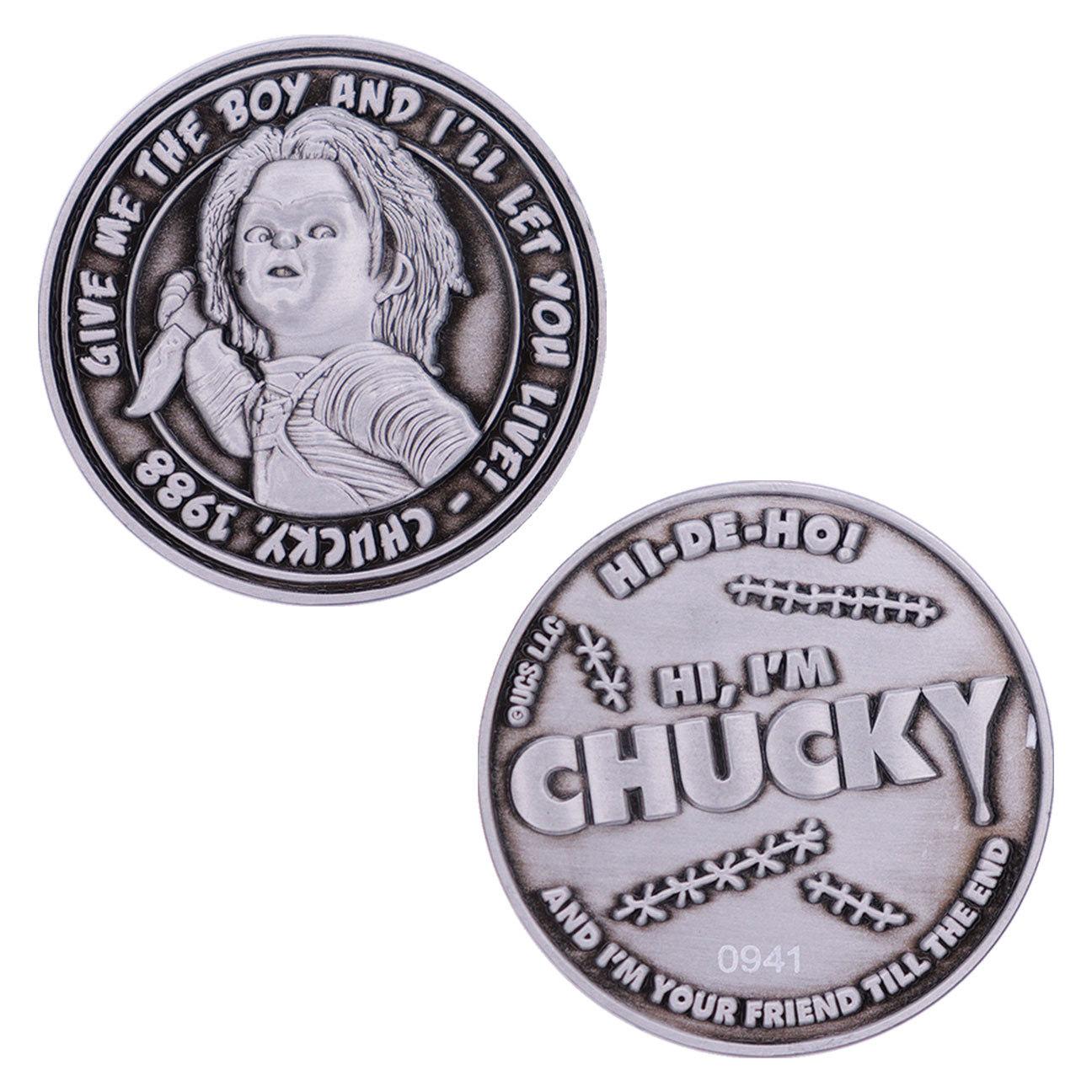 Chucky good guys limited edition collectible coin from Fanattik