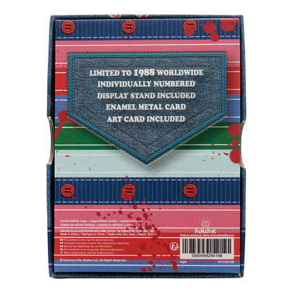 Chucky Limited Edition Metal Ingot and Spell Art Card