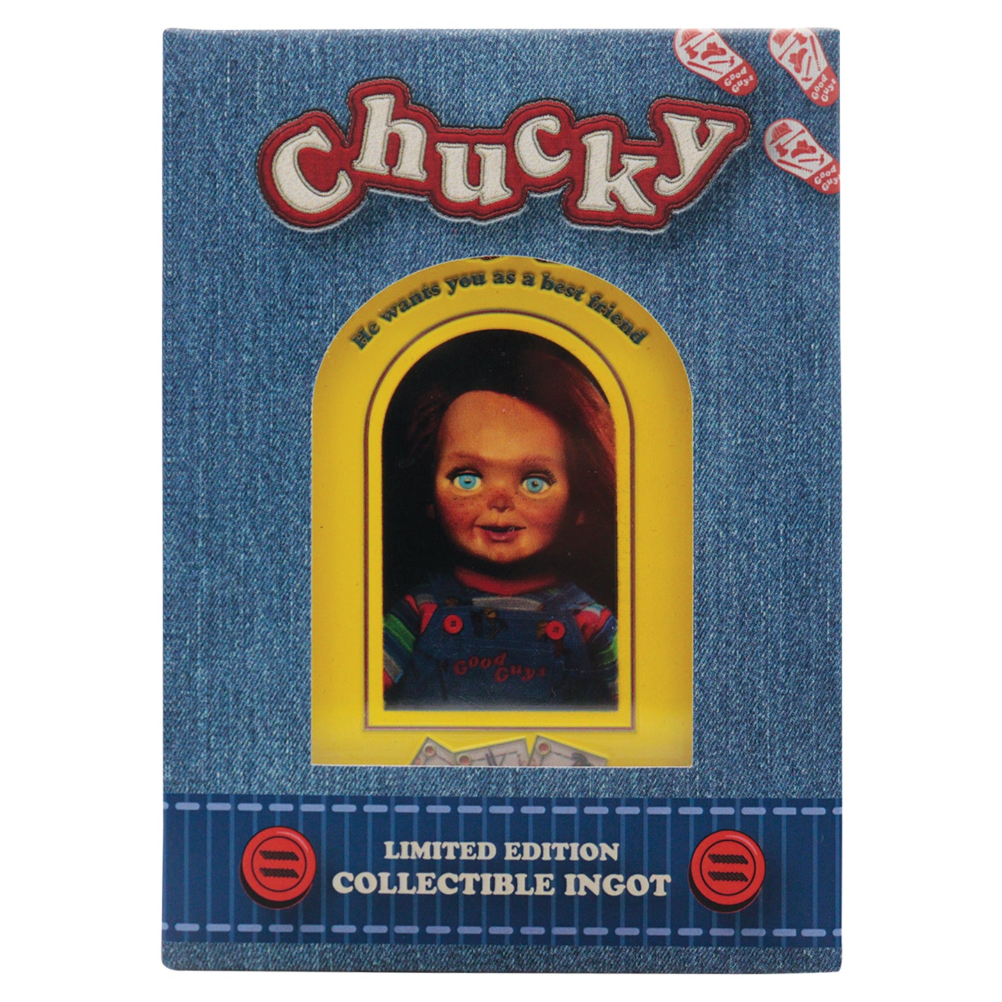 Chucky Limited Edition Metal Ingot and Spell Art Card