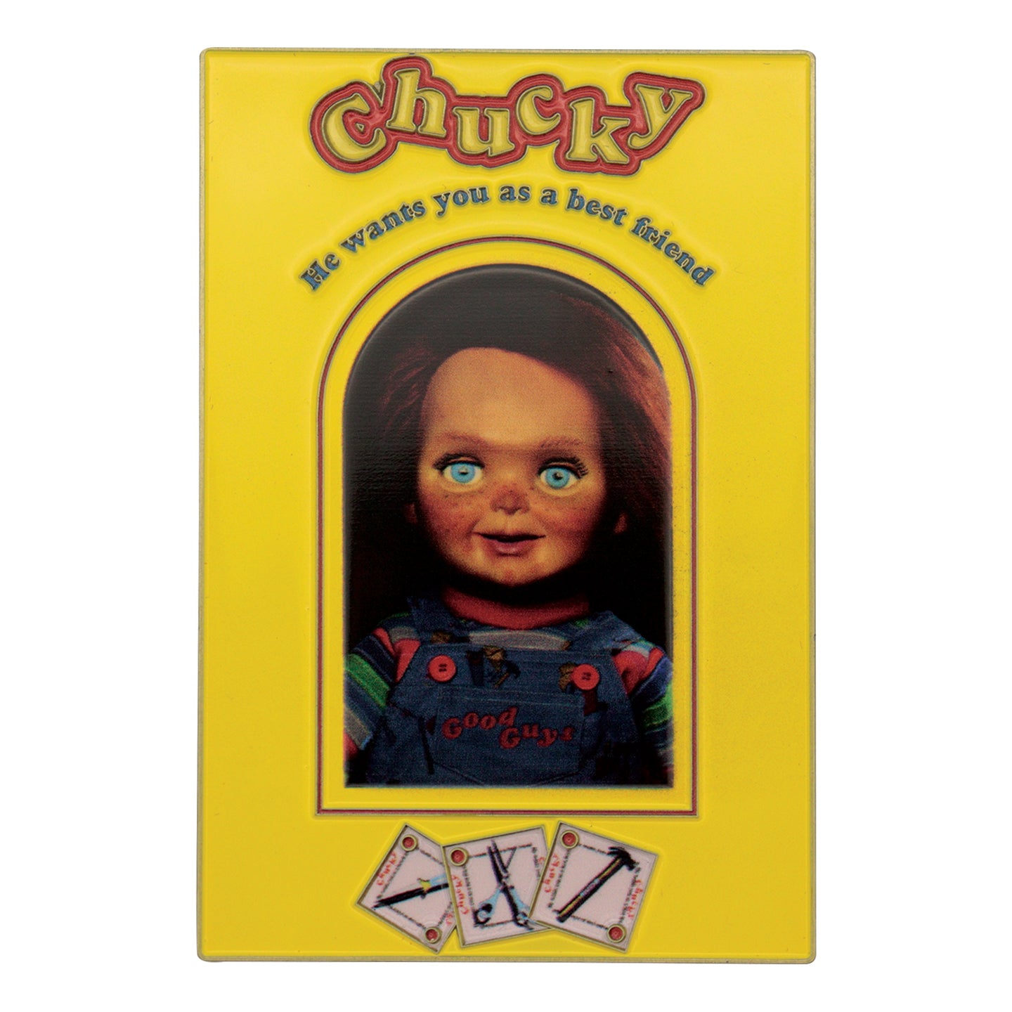 Chucky Limited Edition Metal Ingot and Spell Art Card