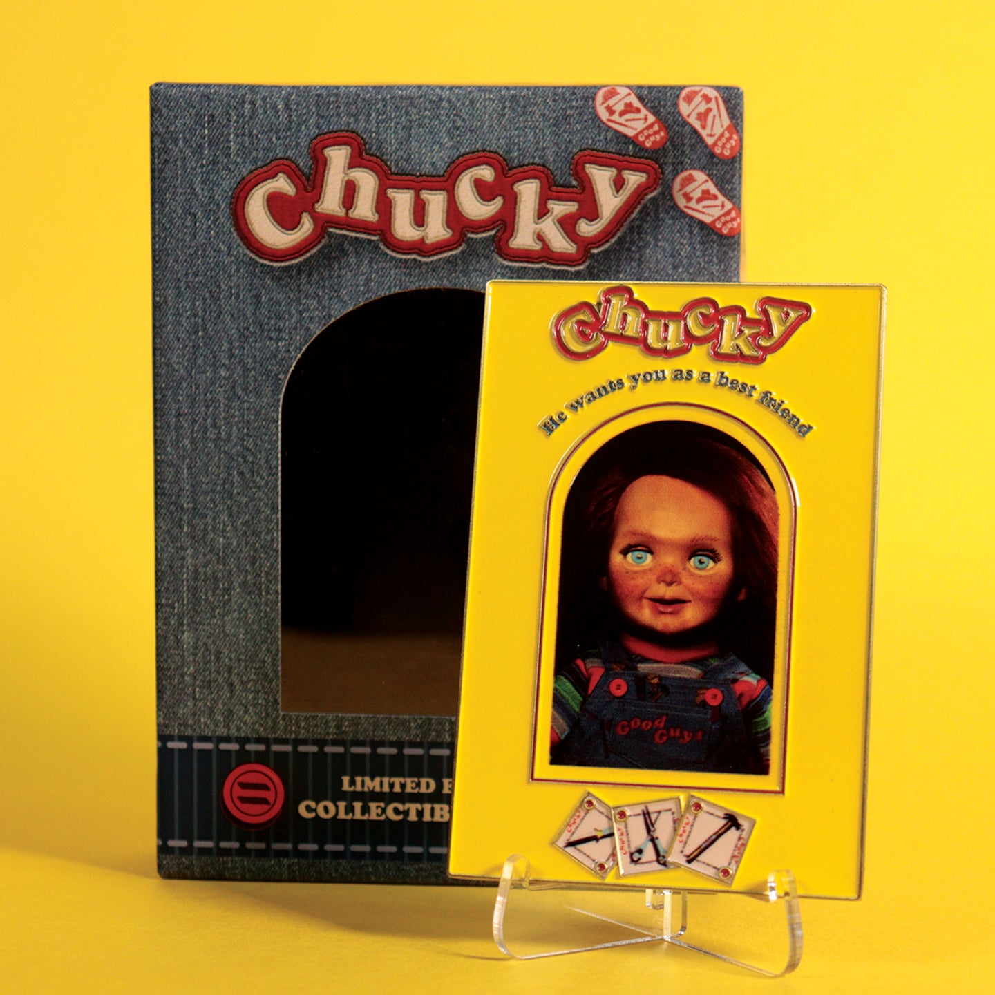 Chucky Limited Edition Metal Ingot and Spell Art Card