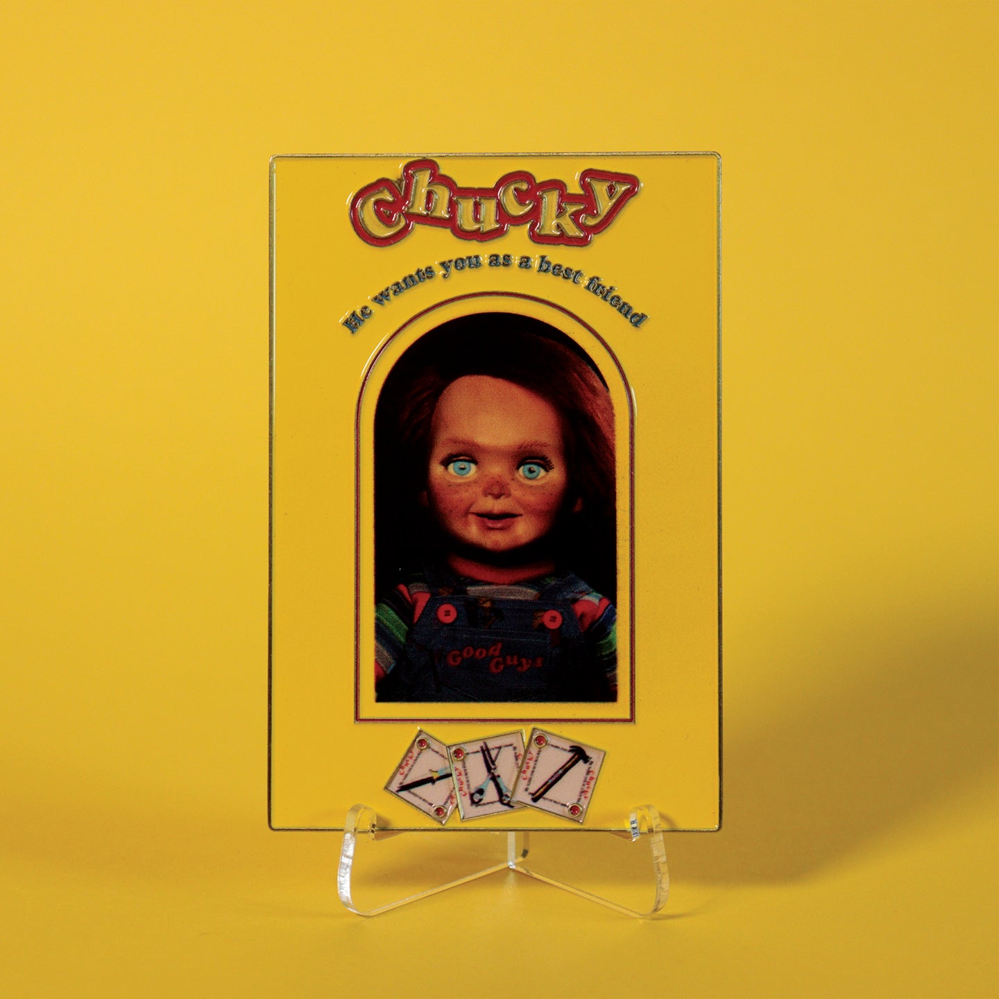 Chucky Limited Edition Metal Ingot and Spell Art Card