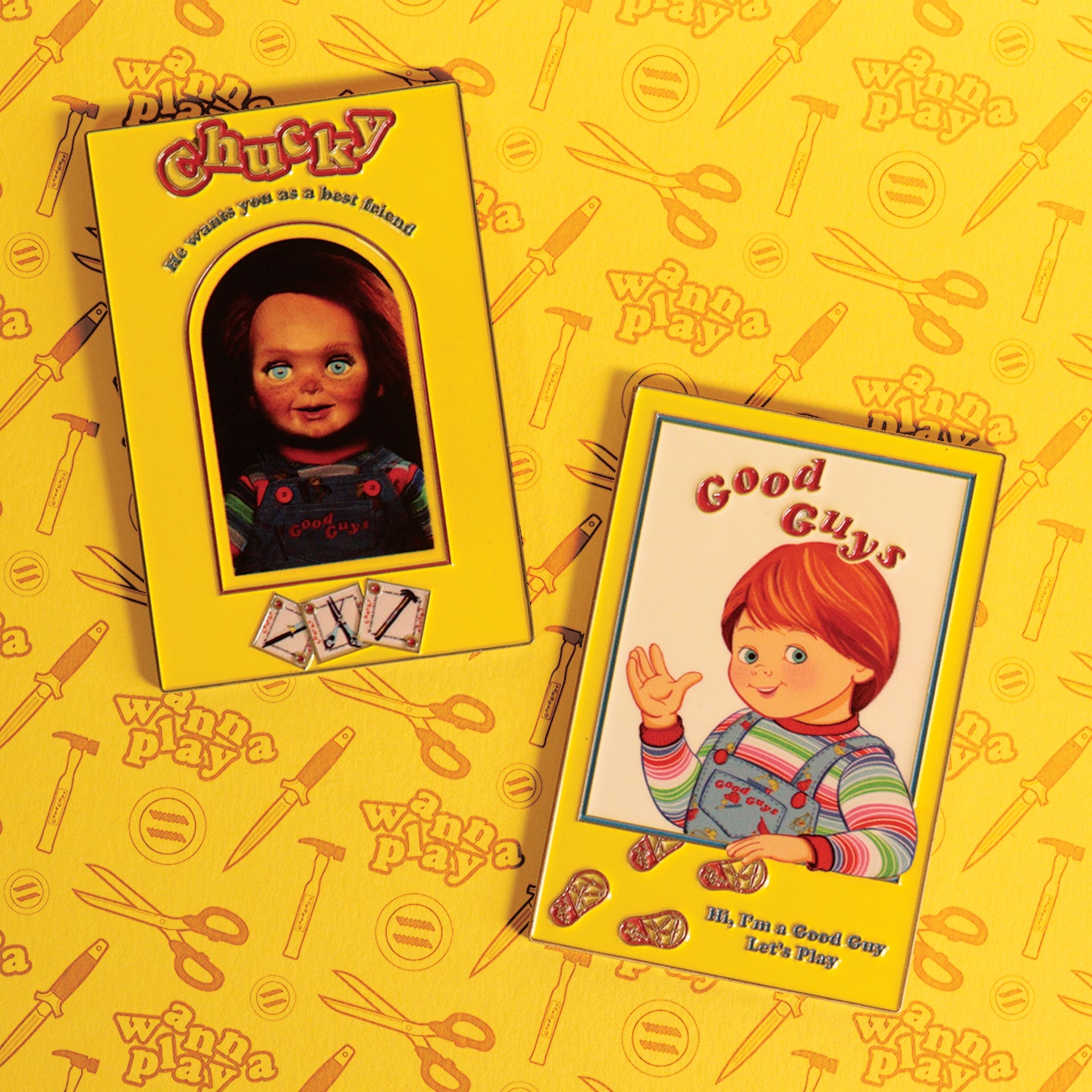 Chucky Limited Edition Metal Ingot and Spell Art Card