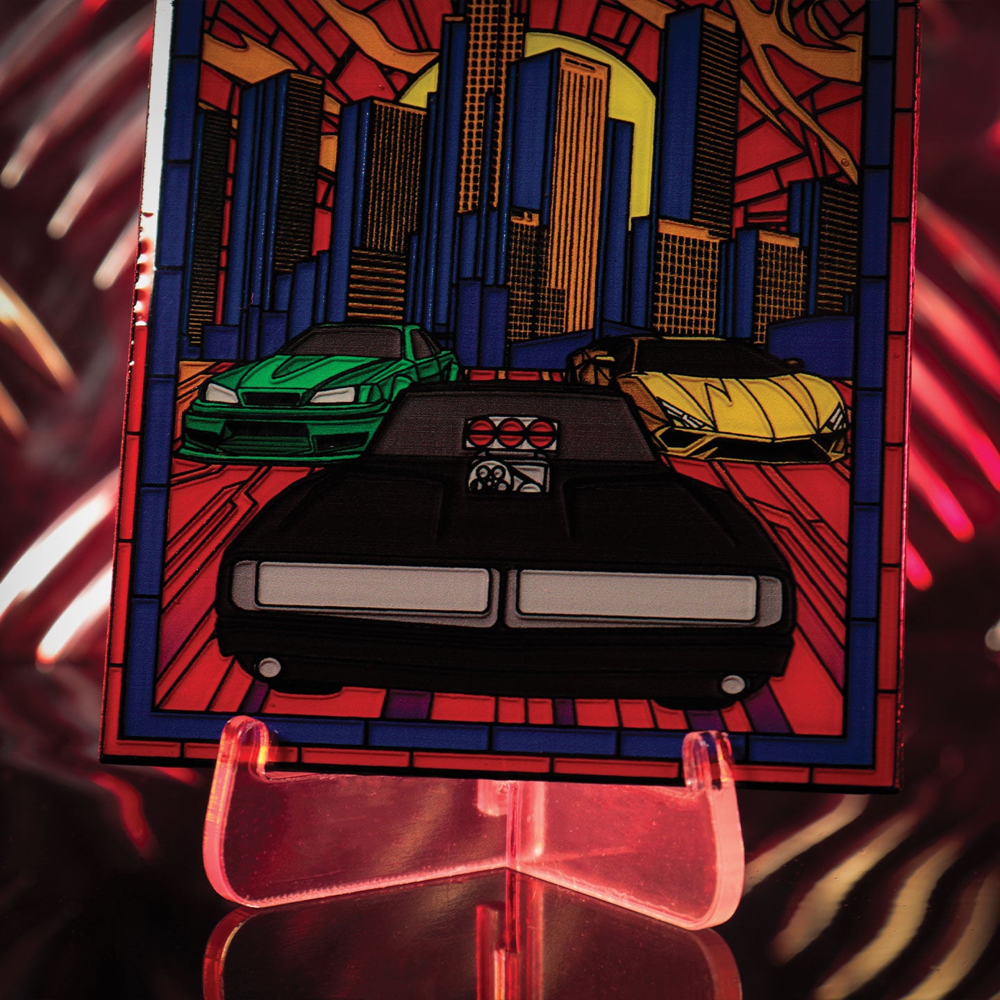 Fast & Furious - Stained Glass Style Metal Ingot