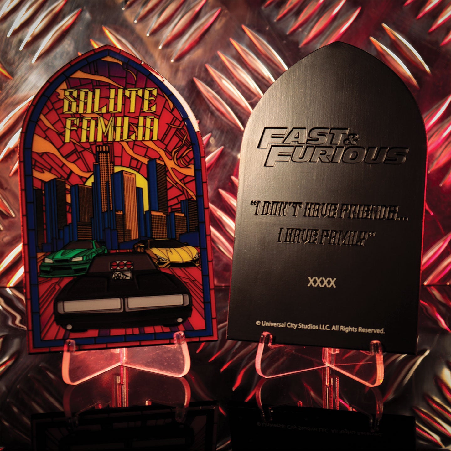 Fast & Furious - Stained Glass Style Metal Ingot