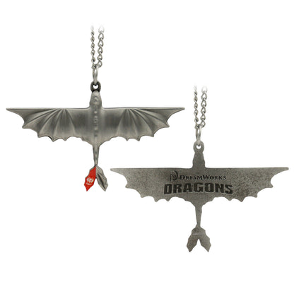 How to Train Your Dragon Limited Edition Toothless Necklace with enamel tail