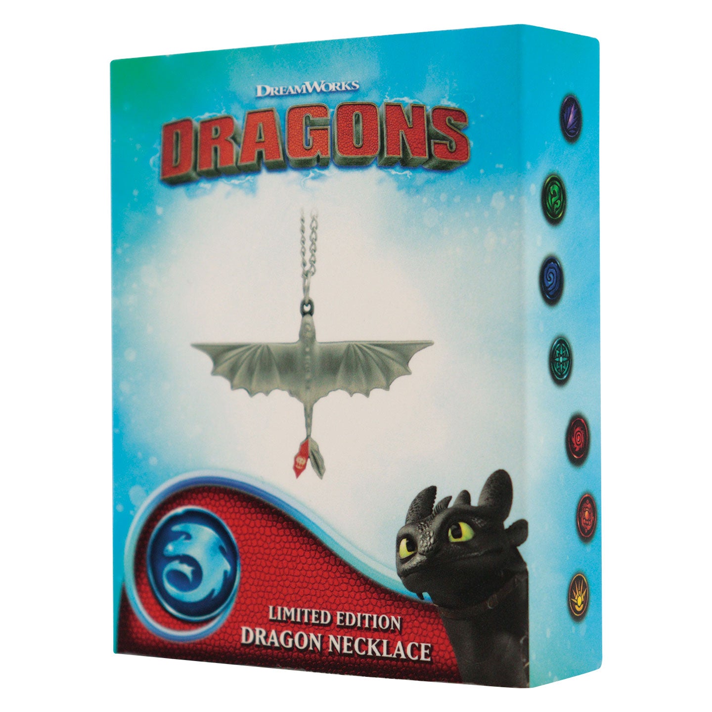 How to Train Your Dragon Limited Edition Toothless Necklace with enamel tail