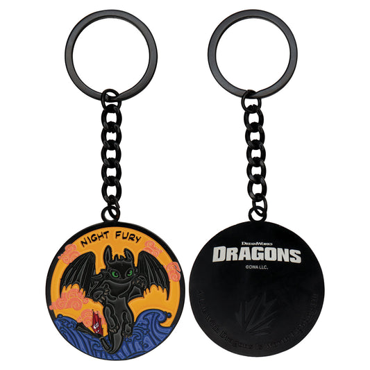 How to Train Your Dragon Night Fury Keyring