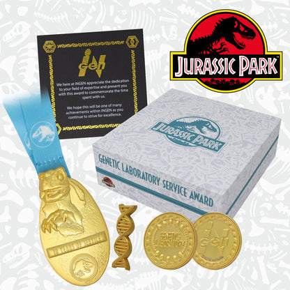 Jurassic Park Genetics Laboratory Service Award